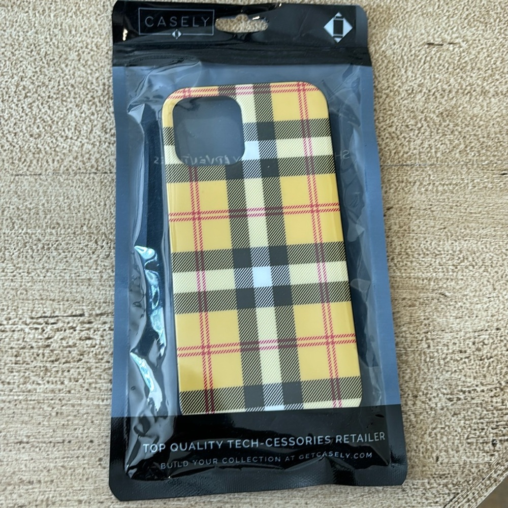 Casely fall plaid iPhone 12 case